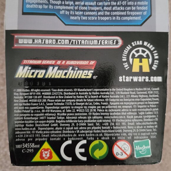 NEW Star Wars AT-OT Titanium Series Die Cast AT OT Galactic Republic - Picture 6 of 9